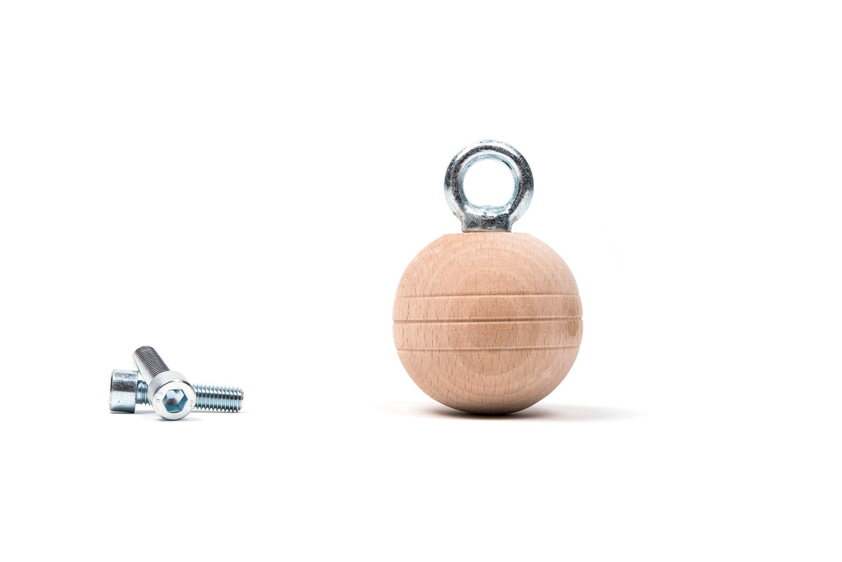 Boules d'entraînement bois 8cm