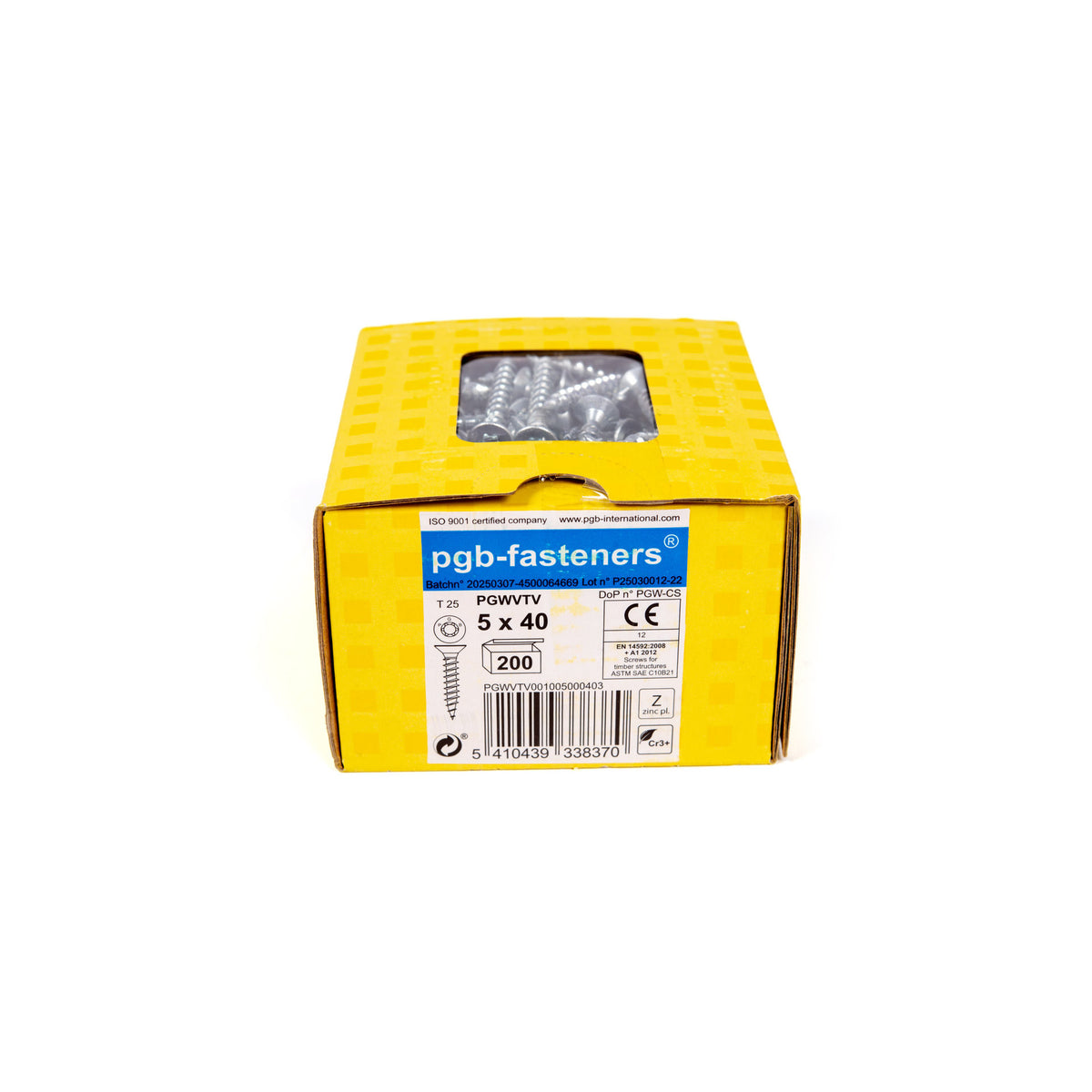 VBA T25 - 5 x 40 mm - Filtage total - Boîte de 200